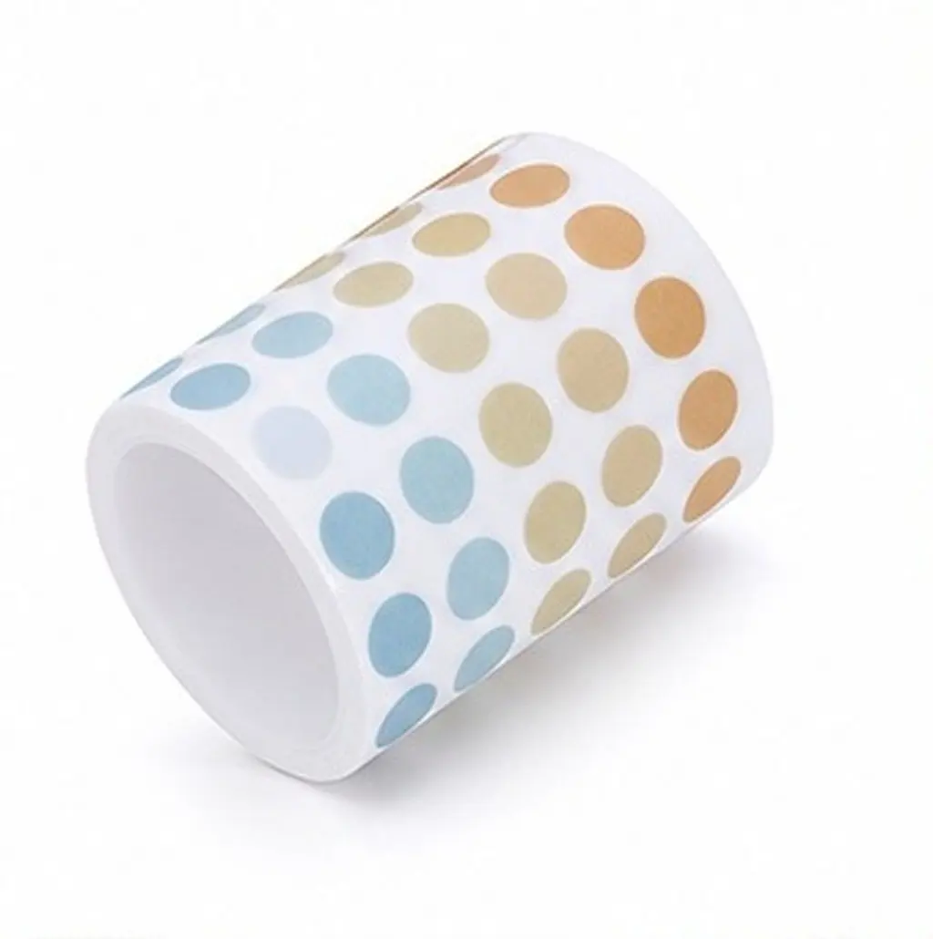 Washi Tape Round Stickers 8Mm Colored Dot Stickers for Journal Planner Scrapbooking Decorative Circle Dot Markers Smooth Writing