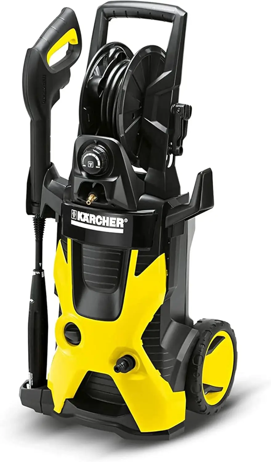 

Premium Electric Pressure Washer 2000 PSI - with Vario Power & Dirtblaster Wands, Pressurized Hose Reel - 1.4 GPM