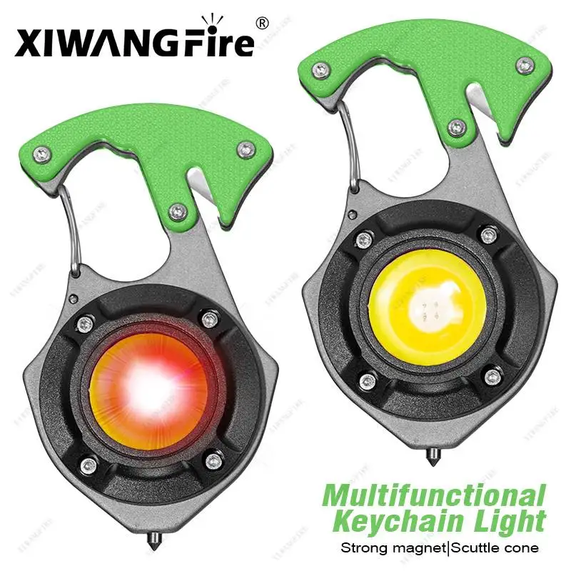 XIWANGFIRE Protable Mini Flashlight Home Lighting Buit-in Battery Keychain Flashlight LED Torch Ultra Bright Outdoor Camping