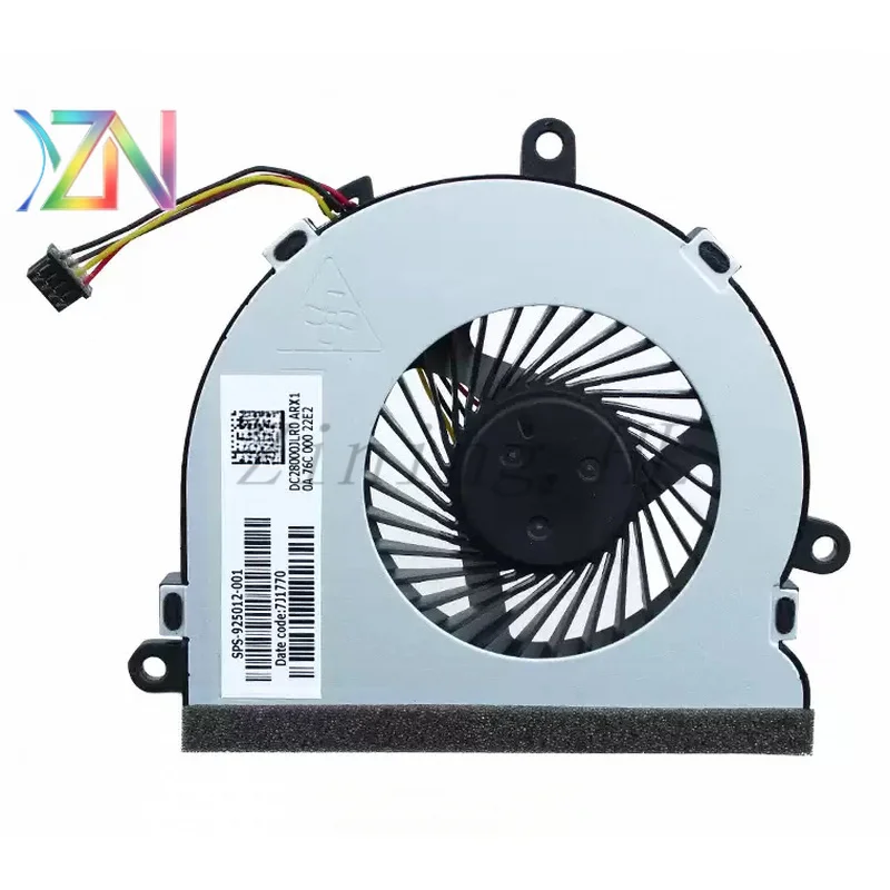 For  HP 15-AC series TPN-C125 and TPN-C126 notebook cooling fans