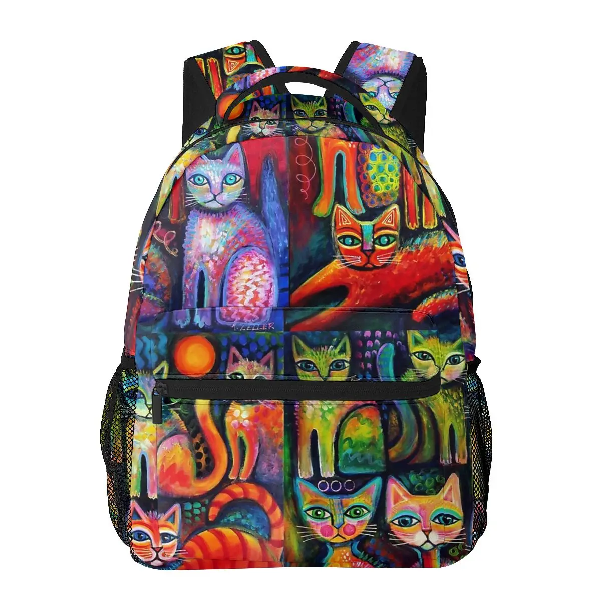 Mochila escolar de dibujos animados para niños y niñas, bolso de hombro, gran capacidad