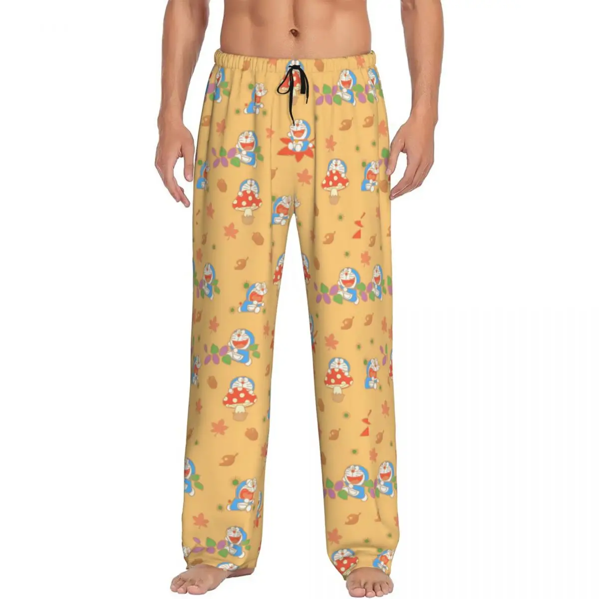 

Custom Men's D-Doraemons Cartoon Pajama Pants Print Sleep Sleepwear Bottoms with Pockets