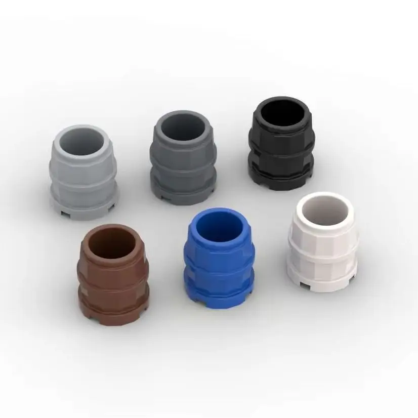 MOC 10PCS Puzzle Particelle 2489 Contenitore Barile 2x2x2 Building Blocks Kit Secchio Idea in legno Idea fai da te Giocattolo Regali per bambini Dropshipping