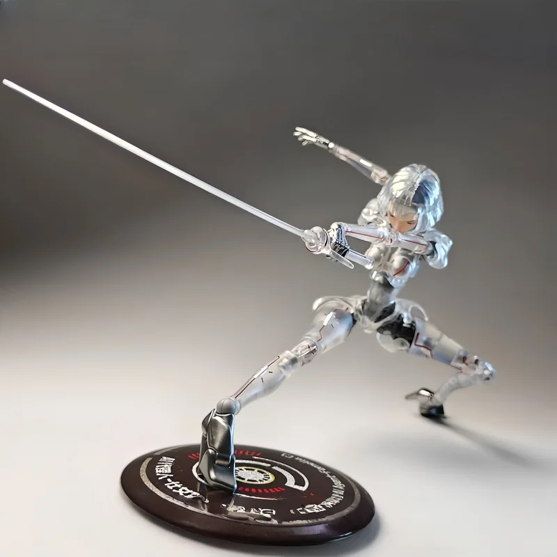 구케 1/12 스케일 여성 군인 로봇 에이전트 C1 액션 피규어 모델 투명 스켈레톤 풀 세트 6인치 컬렉션 장난감