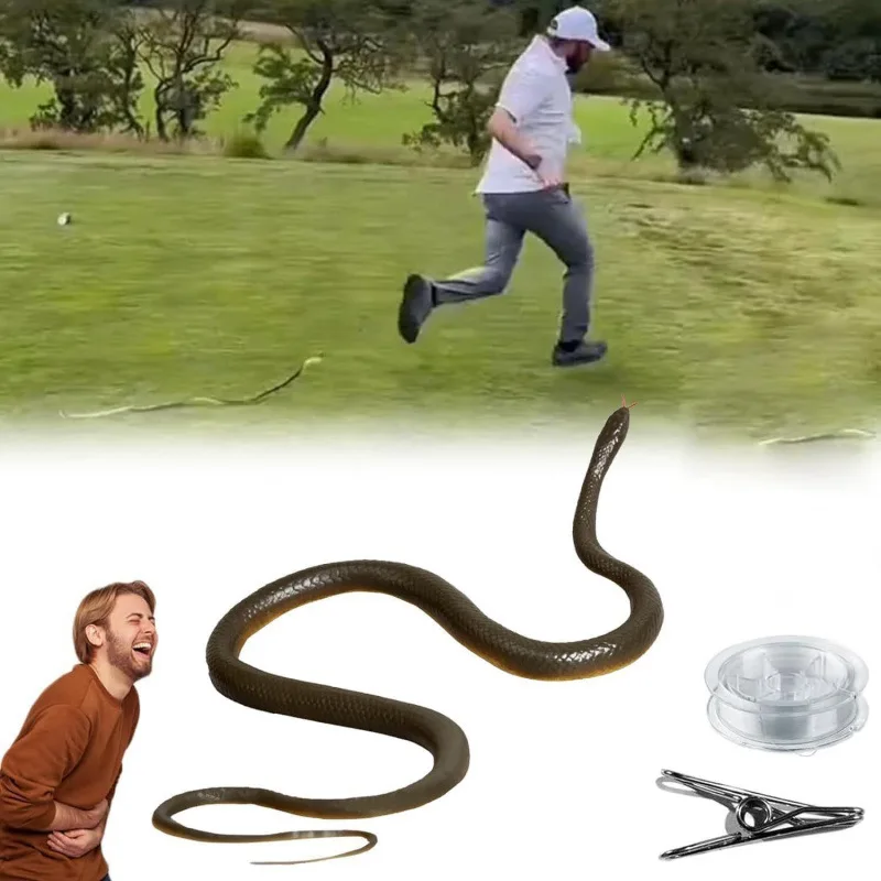Prank Toys - Outdoor Snake Prank with String Clip