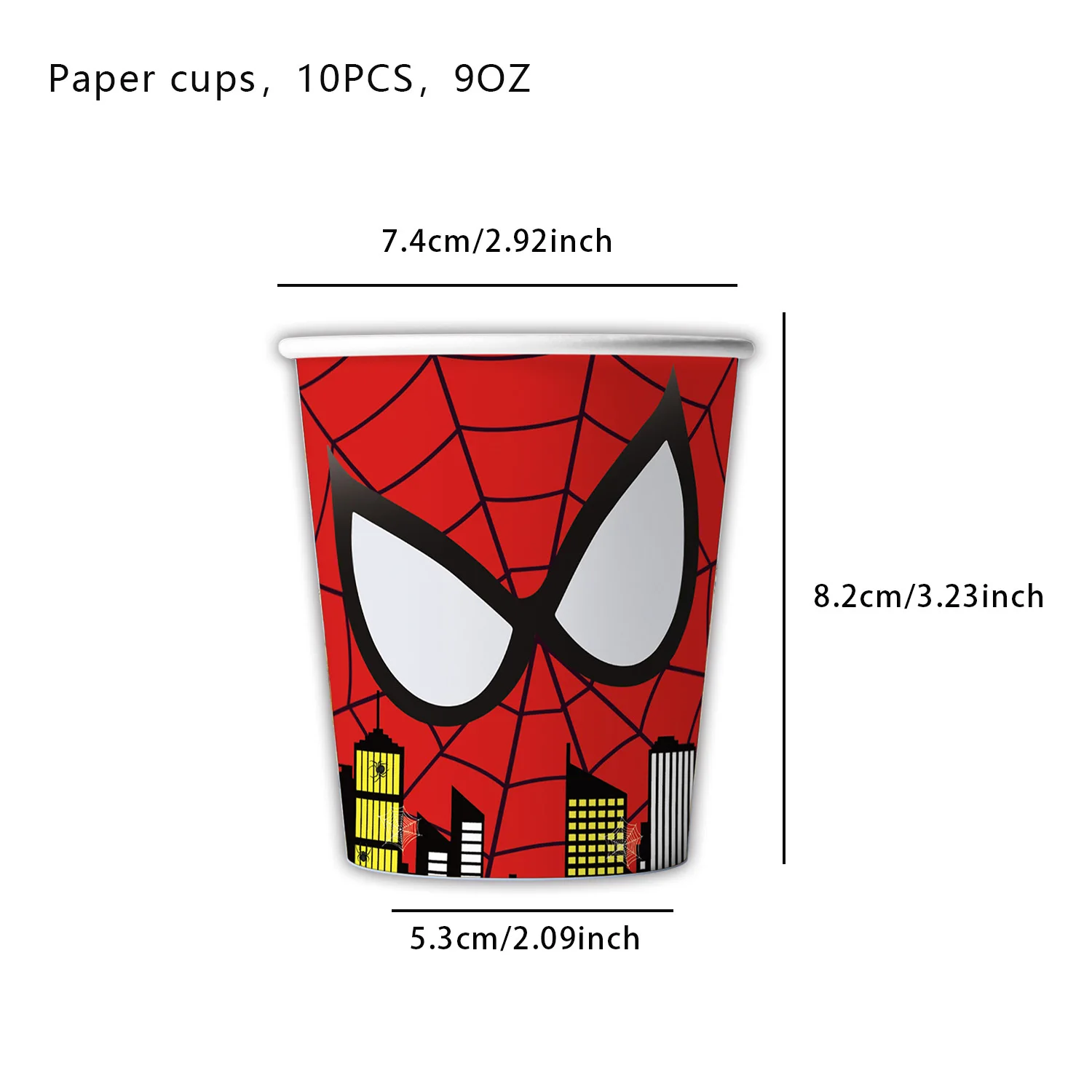 New Spiderman Theme Birthday Party Decorations Superhero Tableware Set Plates Balloons Backdrop Banner for Boys SpiderMan Party