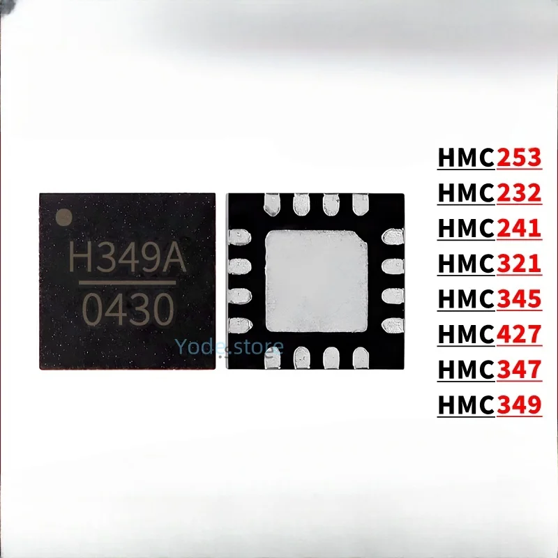 HMC345ALP3E GaAs MMIC SP4T Non-Reflective Positive-Controlled Switch DC - 8 GHz