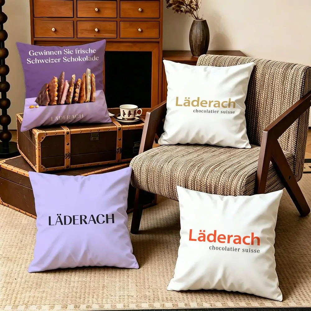 Brand-LaderachS Cushion Cover Soft Velvet Cushion Cover Set 4Pcs 50x50 45x45 Zipper Pillowcase for Home Decor