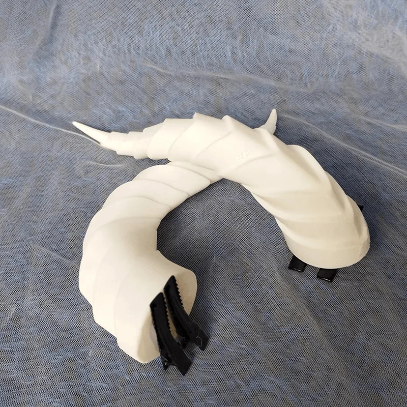 10/14/17cm Gradient Devil Horns Cosplay Horns Head Clip Headwear Hairwear Cosplay Props Accessories