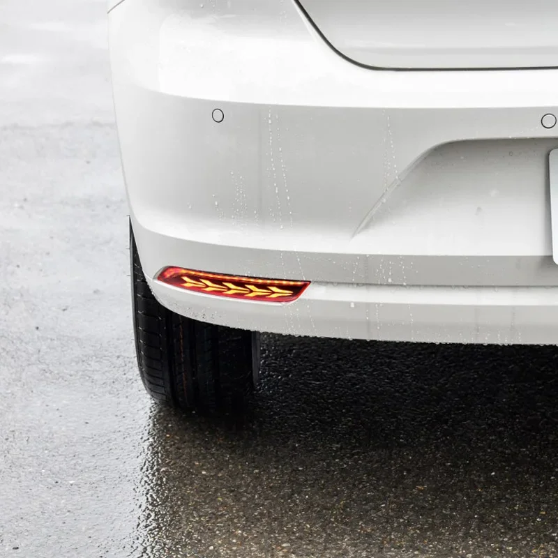 Car LED Rear Bumper Lamps For VW Volkswagen polo 2014-2018 Brake Light Turn Signal Backup Reflector Lamp Reverse Fog Taillights