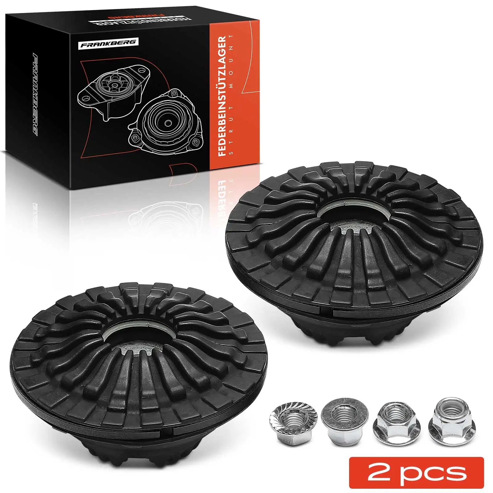 Frankberg 2x Domlager Federbeinstütz lager für Audi A6 Avant 4F 2.0L 2004-2011 SM1552 4F0412377D