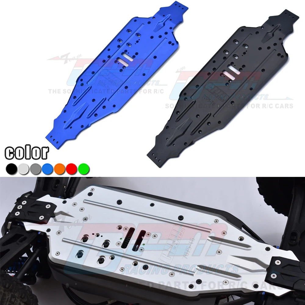 GPM Metal 7075 Aluminum Alloy Duty Reinforced Chassis 9522 for Traxxas 1/8 Sledge 4WD Monster Truck 95076-4 RC Car Upgrade Parts