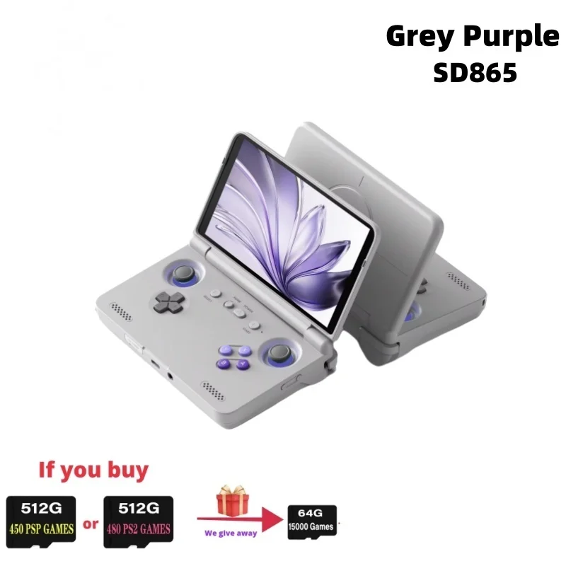 Retroid Pocket Flip 2 Retro Handheld Game Console 5.5Inch AMOLED