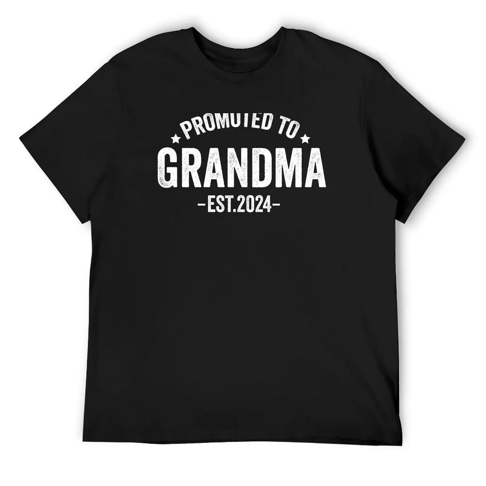 Promoted to Grandma Est 2024 Funny Pregnancy Announcement New Grandmother T-Shirt custom t shirt plus size tops T-shirt men