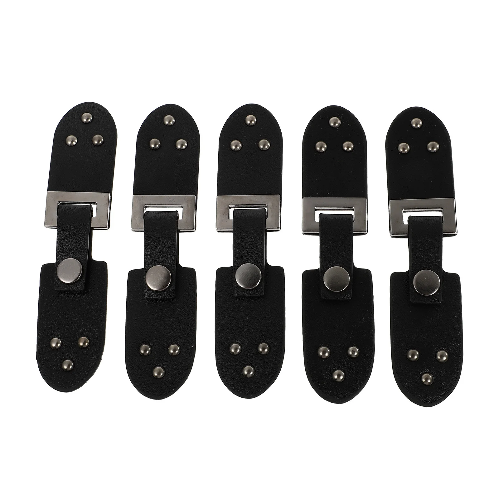 5Pcs Toggle Buckles Made of Leatherette Metal for Coat Duffle Shawl Fastener Dress Waistband Button DIY Sewing Accessories