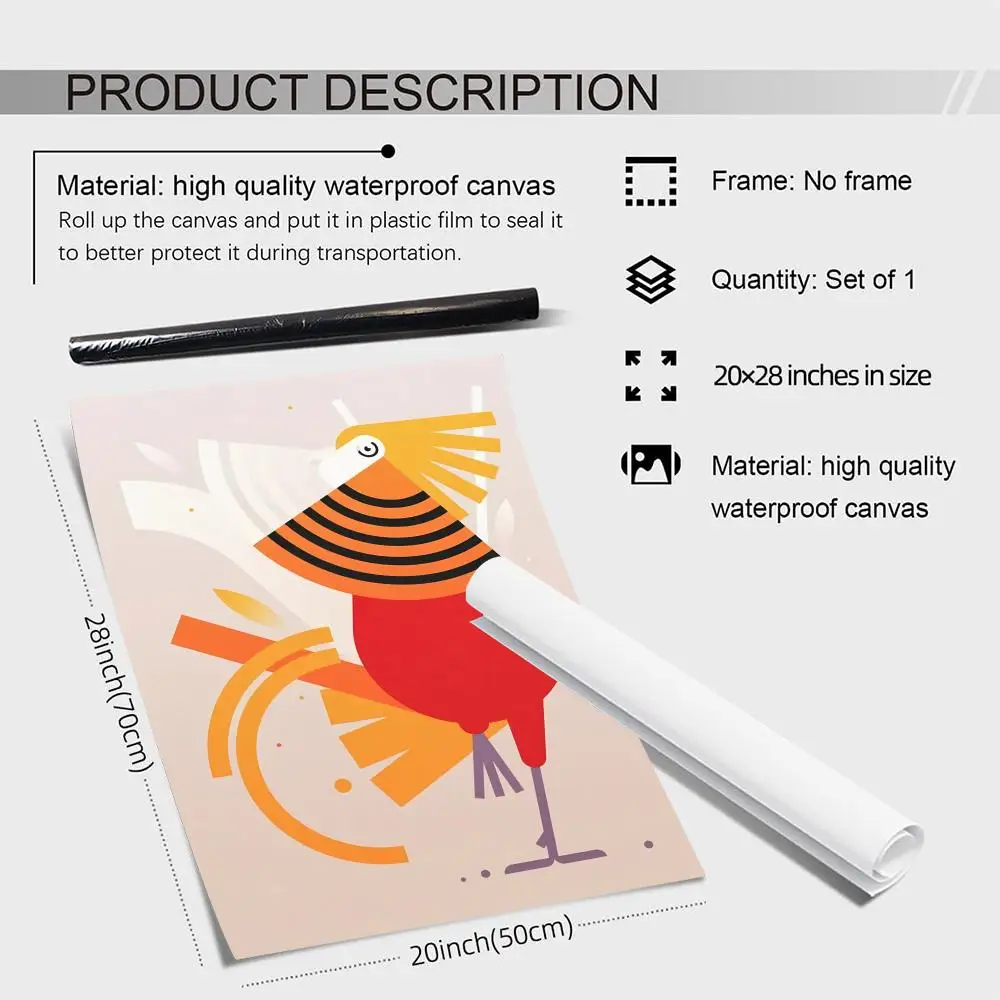 ملصق قماشي للخط: تجعد مجاني مقاوم للماء ومتين لجميع الفضاء لديكور الحائط إيما كلينتون بيردز آرت