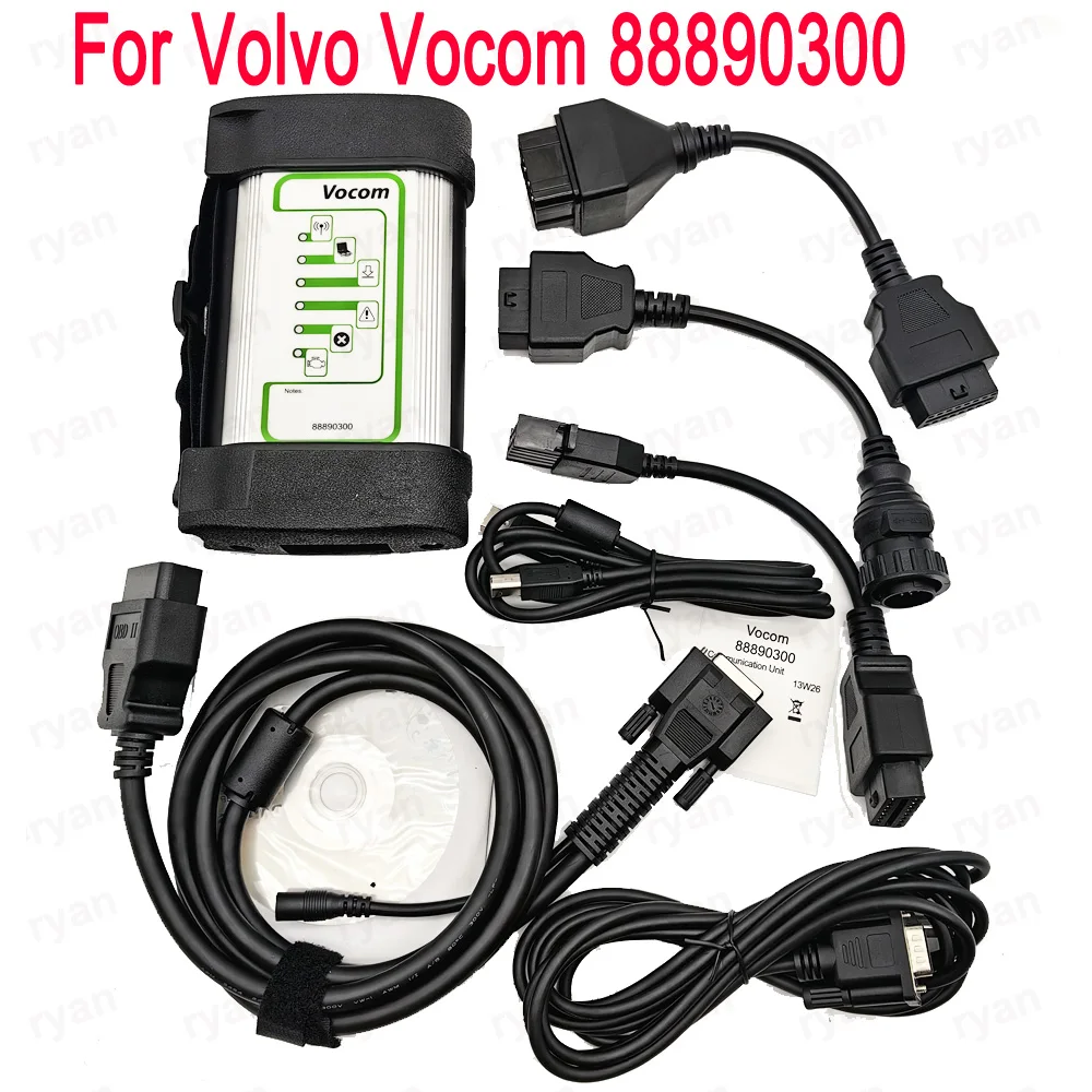 Best For Volvo Vocom 88890300 Heavy Duty Truck OBD 2 Scanner Optional PTT 2.8.15 SSD PTT1.12 CD Truck Diagnostic Tool