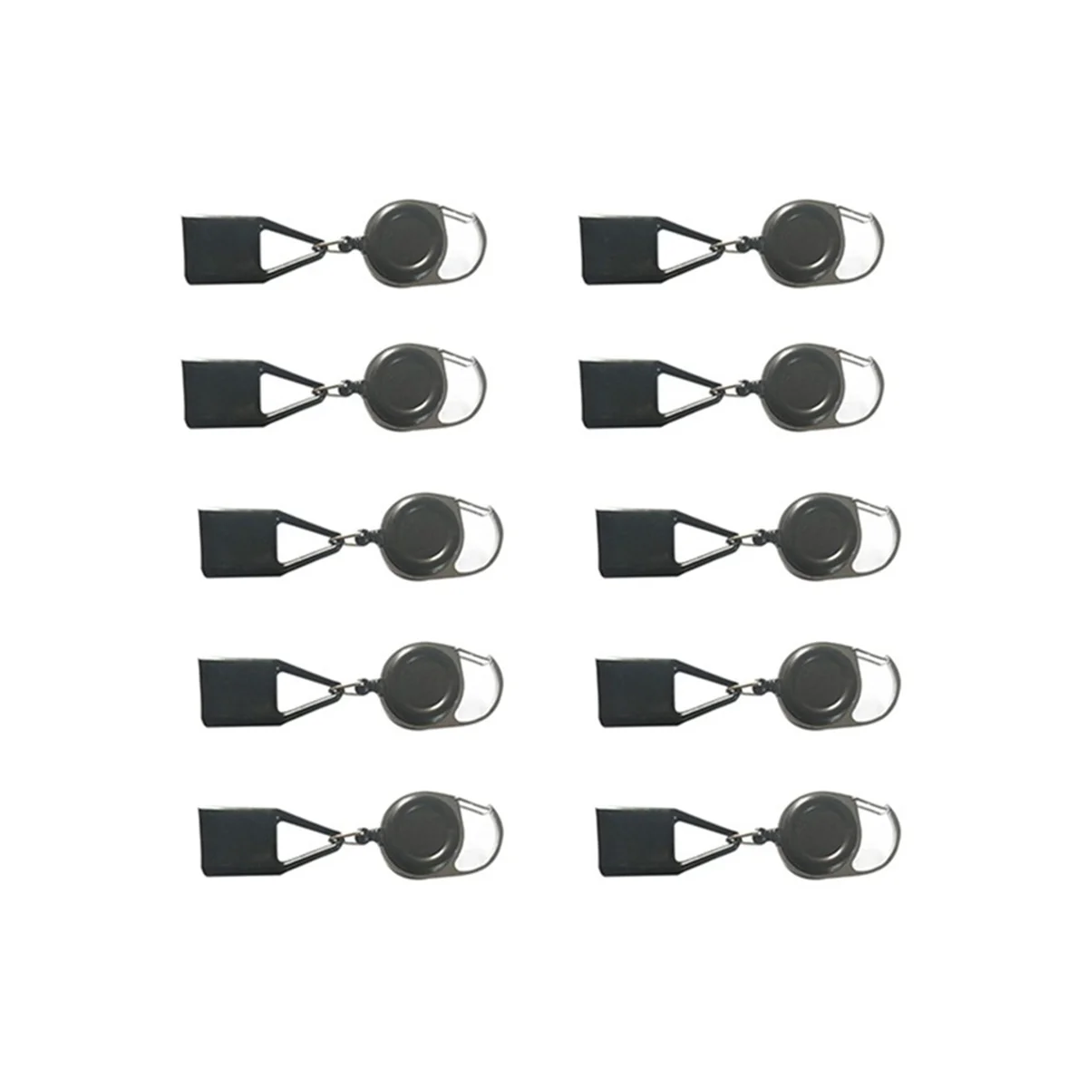 10Pcs Silicone accendino supporto manicotto Clip accendino copertura protettiva accessori per fumatori con portachiavi retrattile