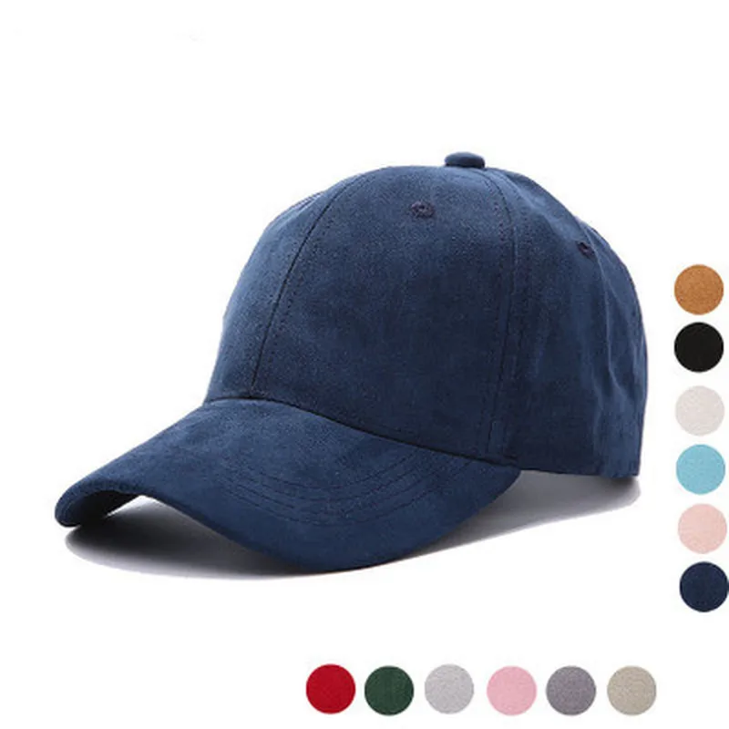 Practical Solid Snapback Tennis Caps Women Summer Autumn Gorra Cap Street Hip Hop Caps Suede Hats Ladies Baseball Cap