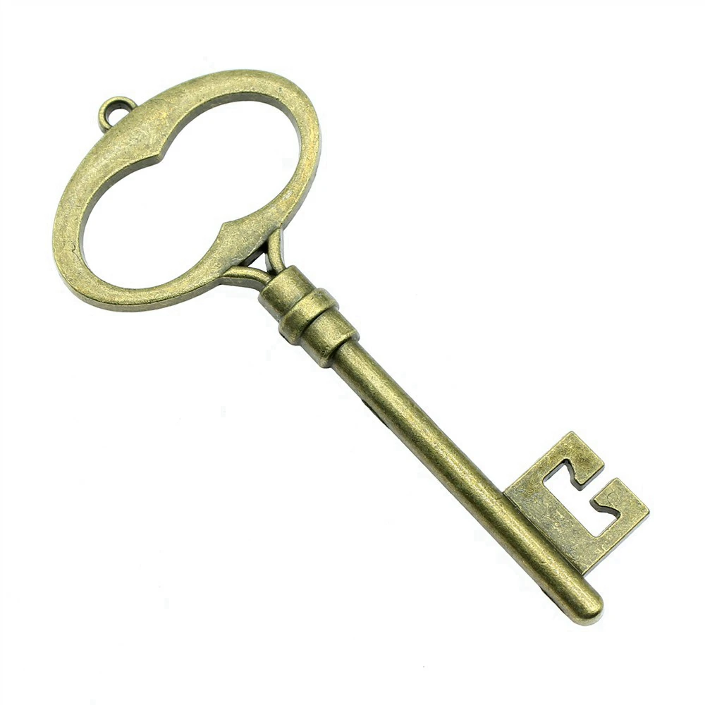 Jewellery Big Key Charms New In Decoration 2pcs