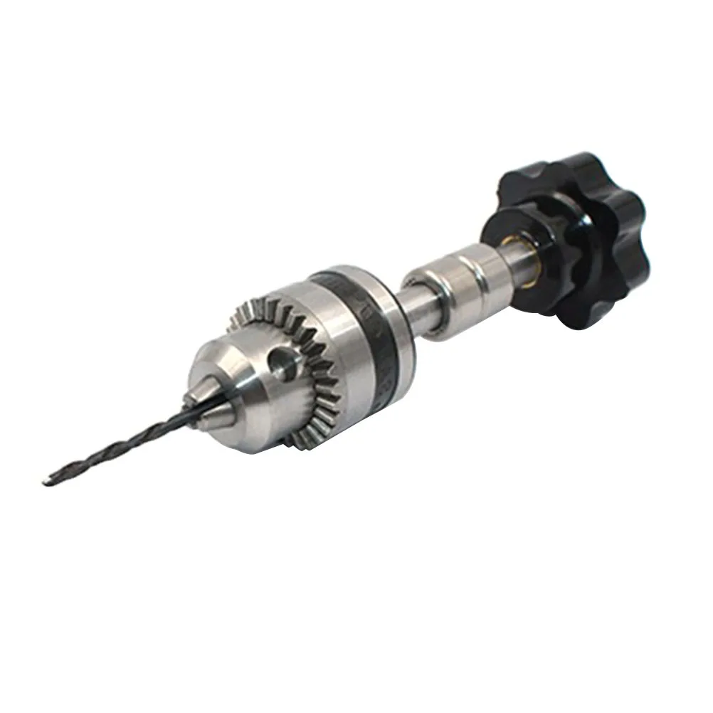 Manual Hand Drill Cordless Chunk Set Includes Hss Micro Drill Bits Precise Rotary Drilling for Jewelry Wood Crafts DIY