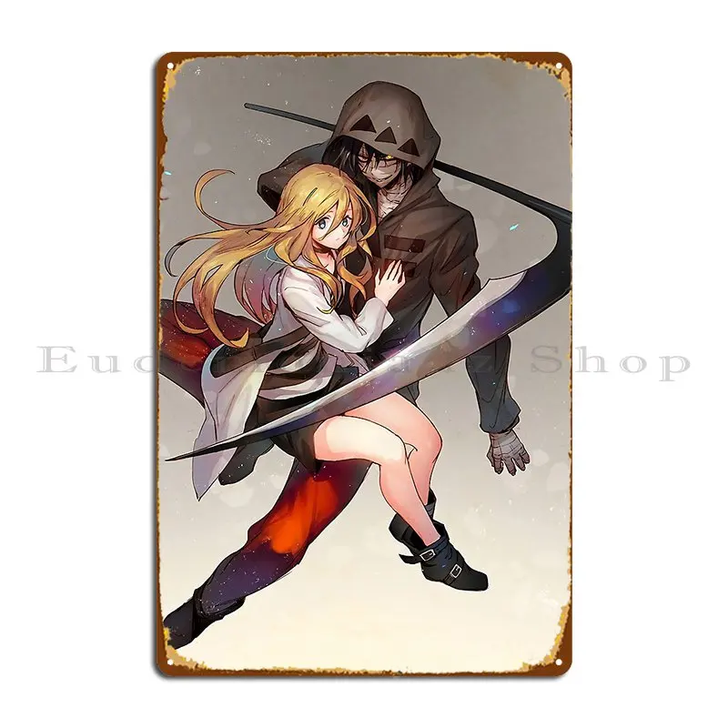Rachel Gardner Angels Of Death Drawing For Fan Metal Sign Cinema Printed Decoration Cinema Classic Tin Sign Poster