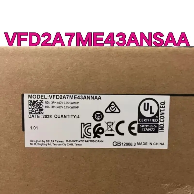 New VFD2A7ME43ANSAA 0.75KW inverter module quickly shipped