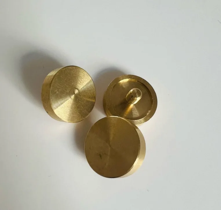 1 set=3pcs B-flat Trumpet Instrument Keys, Pure Copper Keys, Integrated Piston Buttons for Trumpet, Brass Instrument Accessories