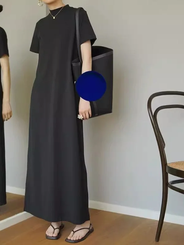 Grande taille ample décontracté ort Sve femmes Dr genou longueur T-shirt jupe été confortable pantalons longs pour femmes grande taille