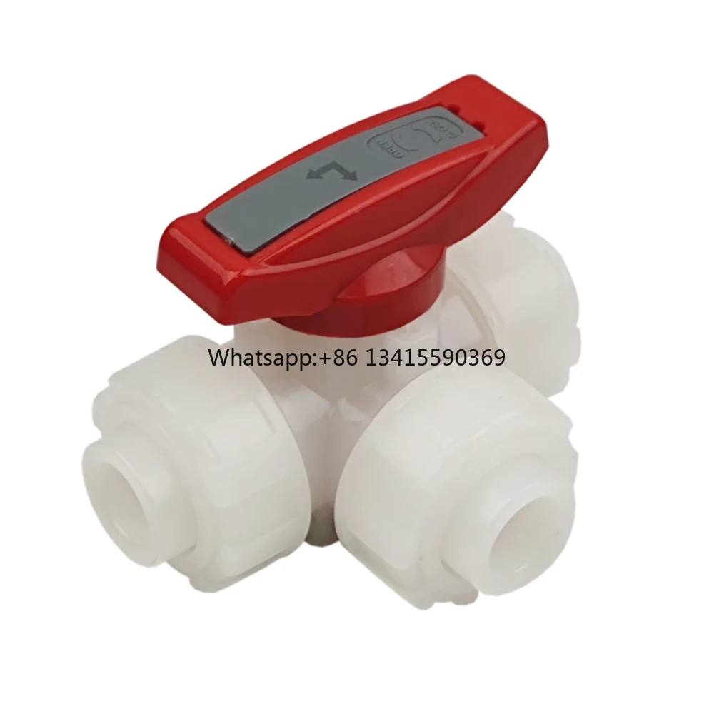 

DN15 PN10 PVDF L Port 3 Way Valve