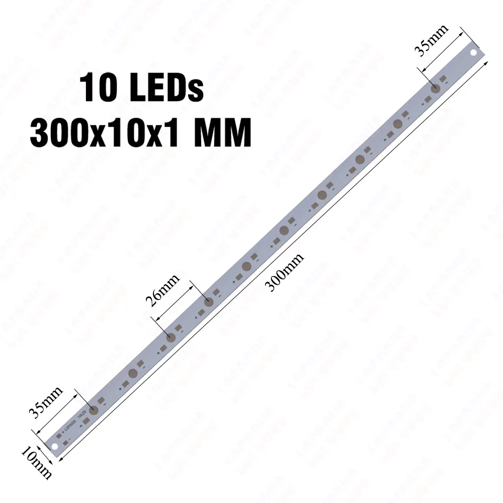 10 W 20 W 50 W 100 W LED Piastra di Base In Alluminio con fori Bordo del PWB per LED Supporto Della Lampada 1 W 3 W 5 W LED per Saldatura In Il