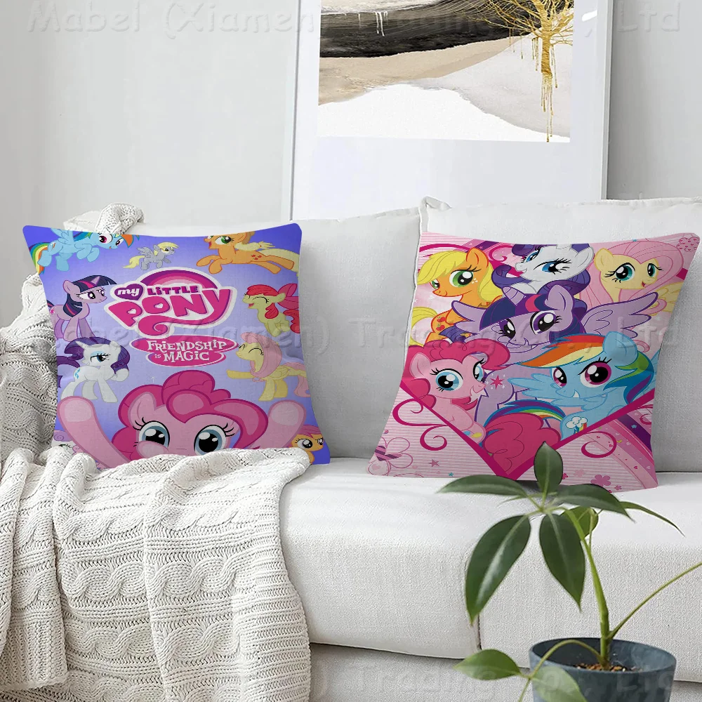 

My L-Little P-Pony Cushion Cover Inches Farmhouse Decor Home Throw Pillow Covers For Couch Decorations