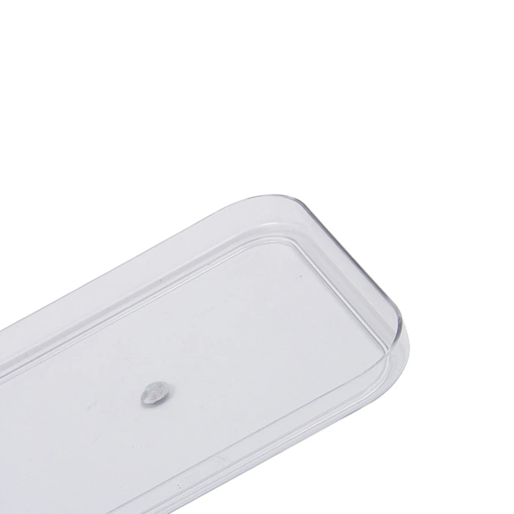 

1Pcs Long Rectangular Tray Transparent 24.8x19.8cm Sturdy Acrylic Large Capacity Stylish Aesthetic Design for Coffee Tea