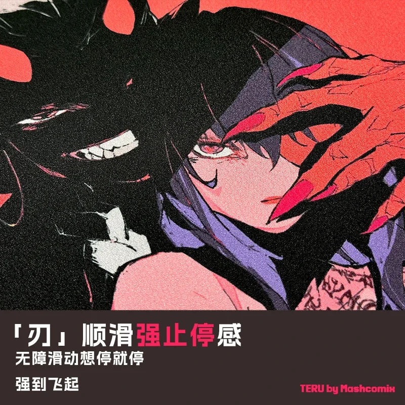 D-GLOW【ren】Joint PORON Нижний клей Изысканный гладкий коврик для мыши Аксессуары для ПК для Valorant CS2