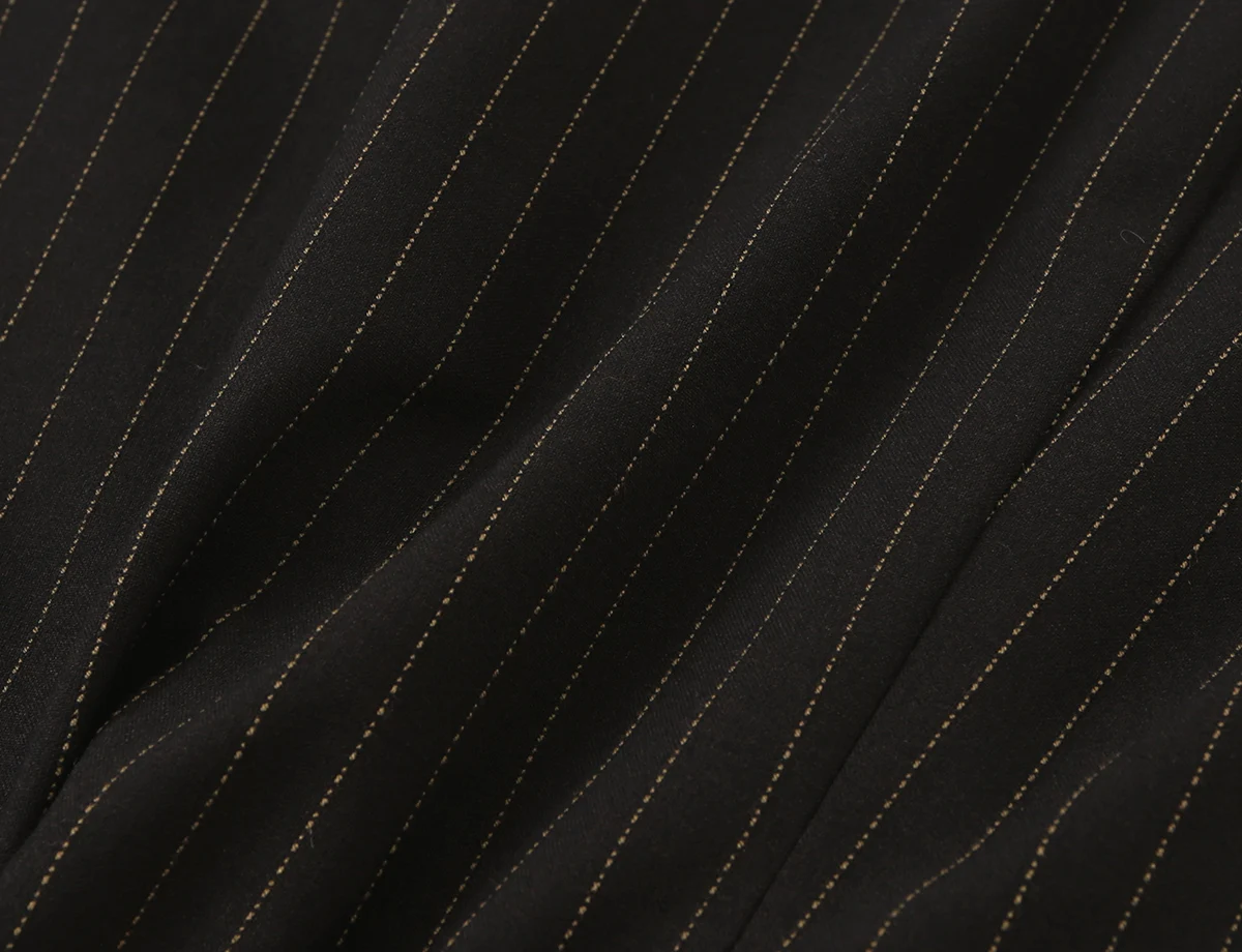 BSAY 2026 Neue Retro Preppy-Style Damen Bluse mit Stehkragen, Doppelreihig, Kurzarm, Schmal Geschnitten, Kariert und Gestreift, Arbeitsbluse – Detail 16