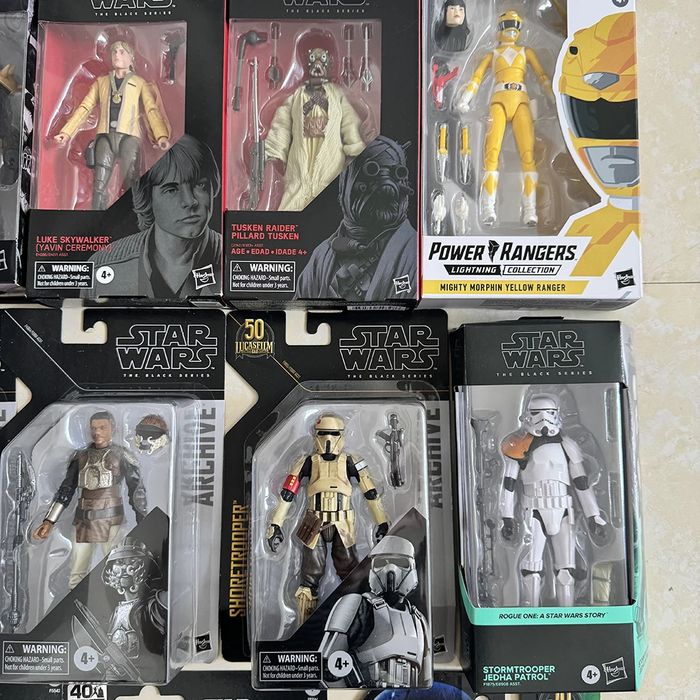 Star Wars Tusken Raider Vader Organa Krrsantan Joints Movable 6-inches Action Figure Model Ornaments Toys Children Gifts