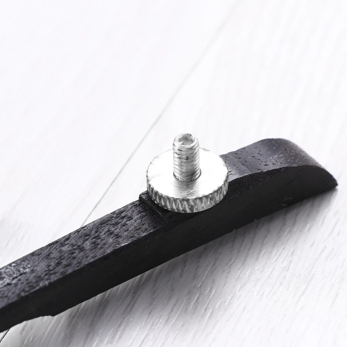 

Adjustable Mandolin Bridge Ebony Height Adjustable Two Footed Base For Arched Top Mandolins Compensated Bridge Set