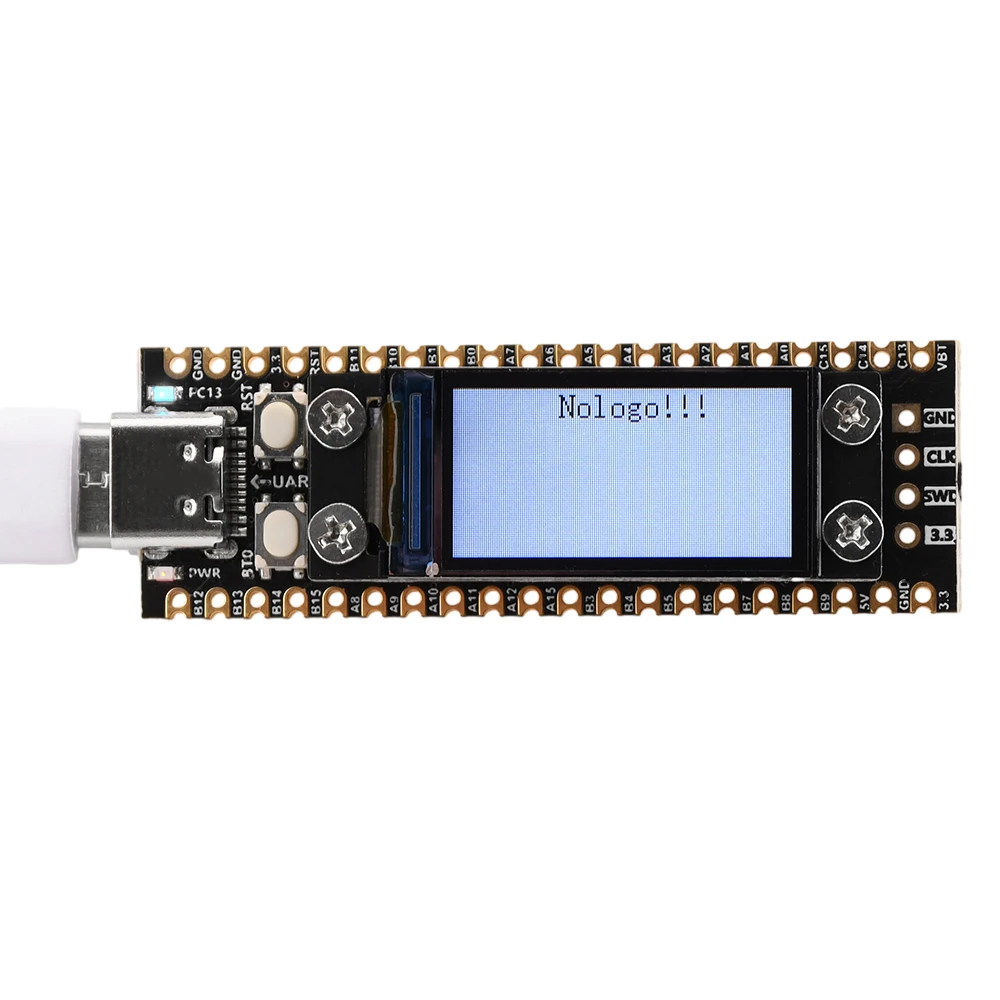 0.96-inch LCD Screen STM32F103C6T6 STM32F103C8T6 Minimum System Board FLASH Microcontroller Development Board C6T6 Core Board