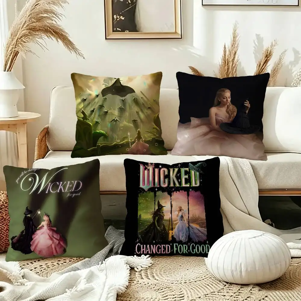 Vintage W-Wicked Pillow Gift Home Office Decoration Pillow Bedroom Sofa Car Cushion CoverPillow Case