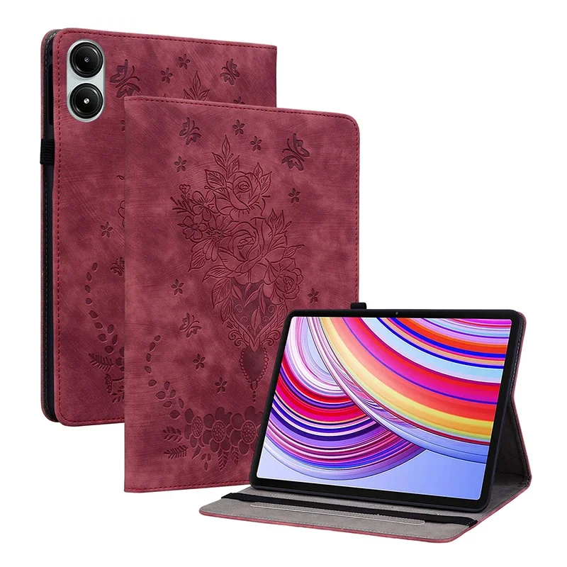 Luxury Flip Leather Tablet for Xiaomi Pad 6 5 Pro Poco 12.1 12.4 for RedMi Pad Pro SE 12.1 11 10.61 Inch PU Leather Tablet Cover