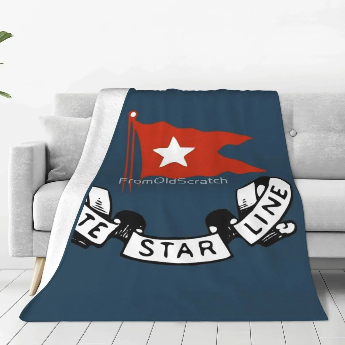 White Star Line Four Seasons Universal Blanket Travel Can Be CoveredChristmas Present