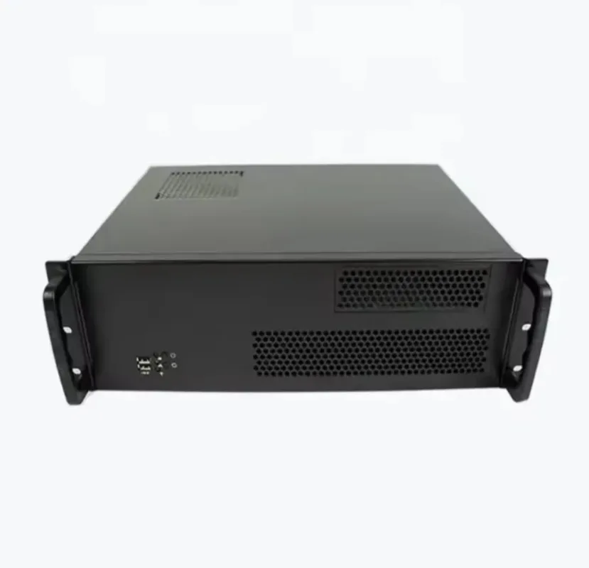 3U ATX Rackmount Server Chassis for Data Centers Mini-ITX Style with Power Supply Short Deep Case in Stock