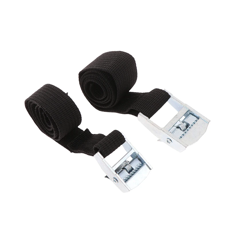 مشبك التعادل أسفل حزام البضائع جلد الأشرطة لسيارة دراجة نارية مع مشبك معدني حبل للسحب حزام سقاطة قوي لحقيبة الأمتعة #4