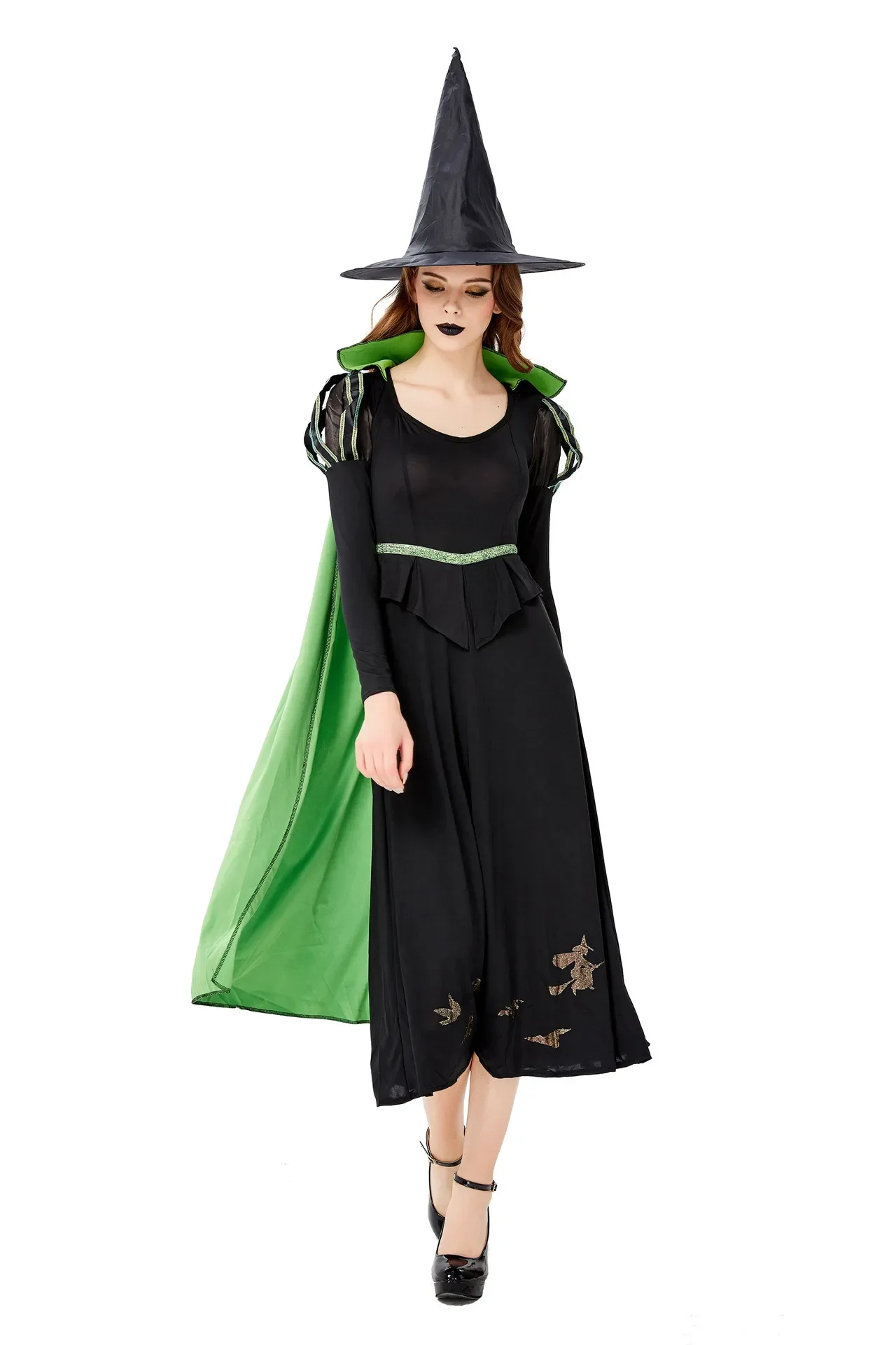 Halloween Undead Festival Evil Witch Fancy Dress Day Of The Dead Dreadful Scary Vampire Cosplay Costume