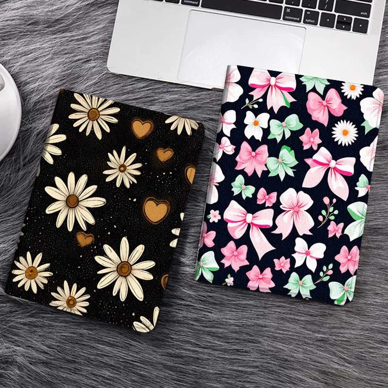 

Flower Love Pattern Tablet Case For iPad Pro Air 5th 6th 7th 13 M3 M4 M5 12.9 13.3 inch 2018 2022 2024 2025