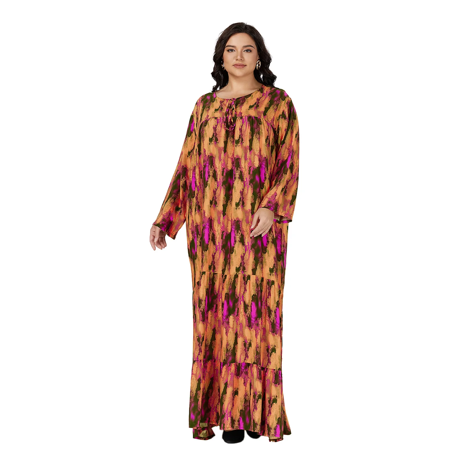 abaya Traditional Dress Plus size Moroccan cotton kaftan beach home dashiki Short Sleeve Cover up African Dresses For Women