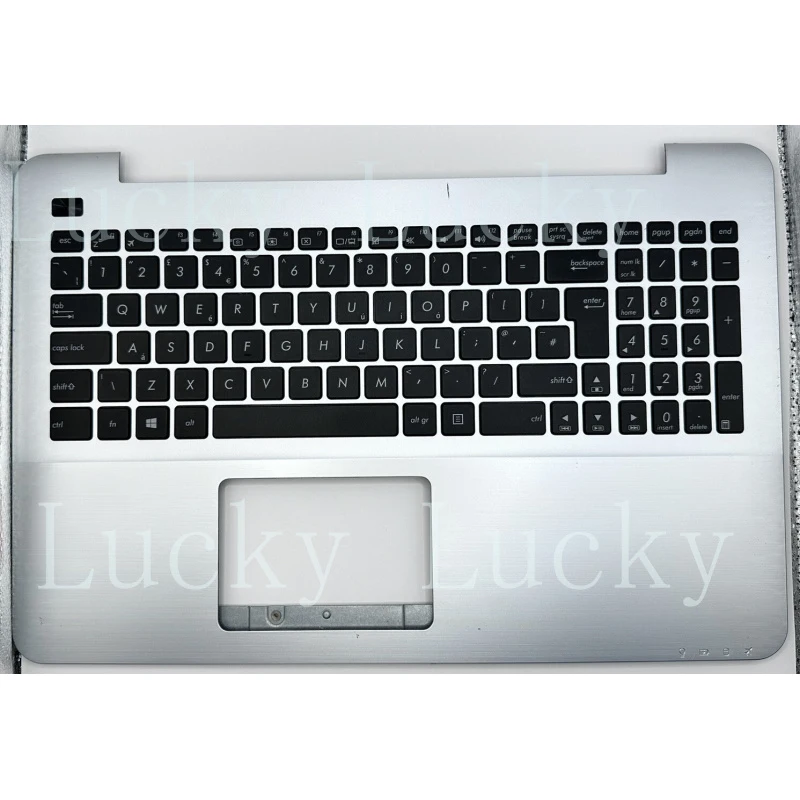 f New UK keyboard for Asus X555Y X555YA X555YI X555D X555DA X555DG White Palmrest