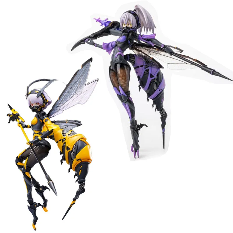 

[In Stock]Original 1/12 Snail Shell WASP GIRL BEE-03W ARGIDAE GIRL BEE-04R 16.5cm PVC Machine Girl Action Anime Figure Model