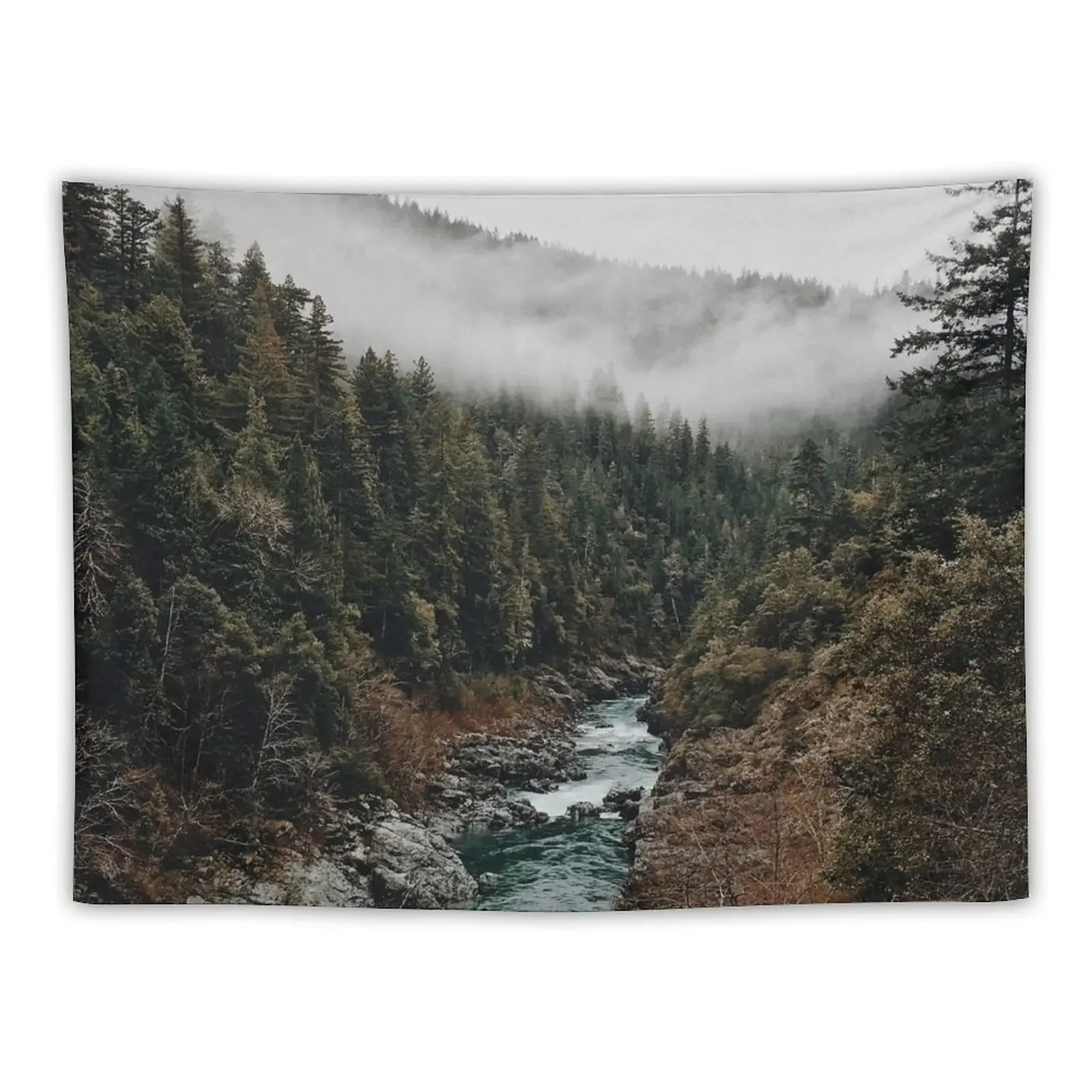 

River in the Forest Tapestry Outdoor Decor Anime Decor Decor Home Decorative Paintings Tapestry