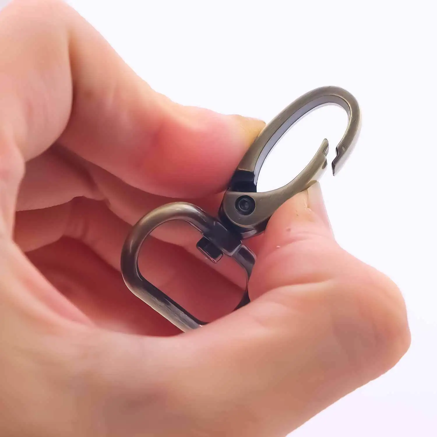 5pcs Swivel Lobster Clasp for Strap Bag Metal Buckles Webbing Belt Snap Hooks Keyring Carabiner DIY Accessories